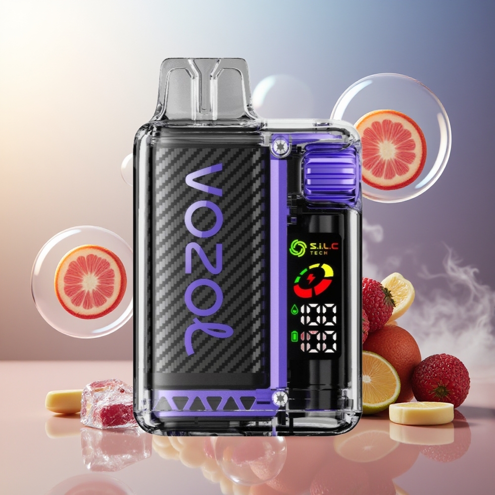 Partihandel Sverige VOZOL Vista 20000 Puffs Återanvändbar E-batteri 650mAh 2% Nikotin Druva Is