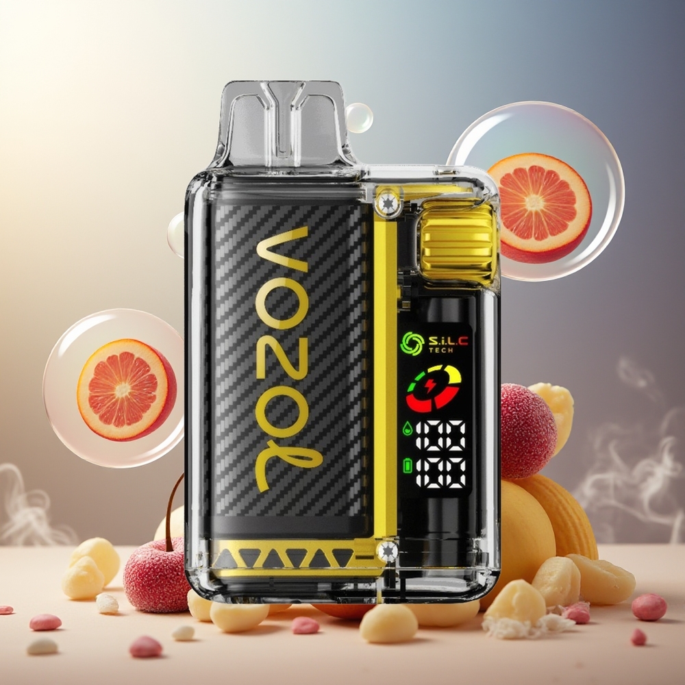 Partihandel Sverige VOZOL Vista 20000 Puffs Återanvändbar E-lösning Dragonfrukt Banan Körsbär 650mAh 2%