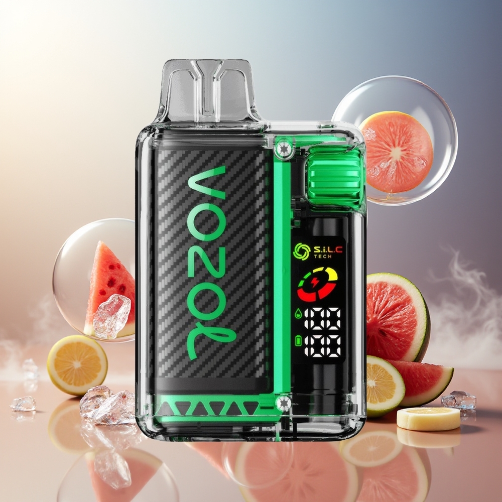 Partihandel Sverige VOZOL Vista 20000 Puffs Återuppladdningsbar Vattenmelonis OLED Skärm MTL