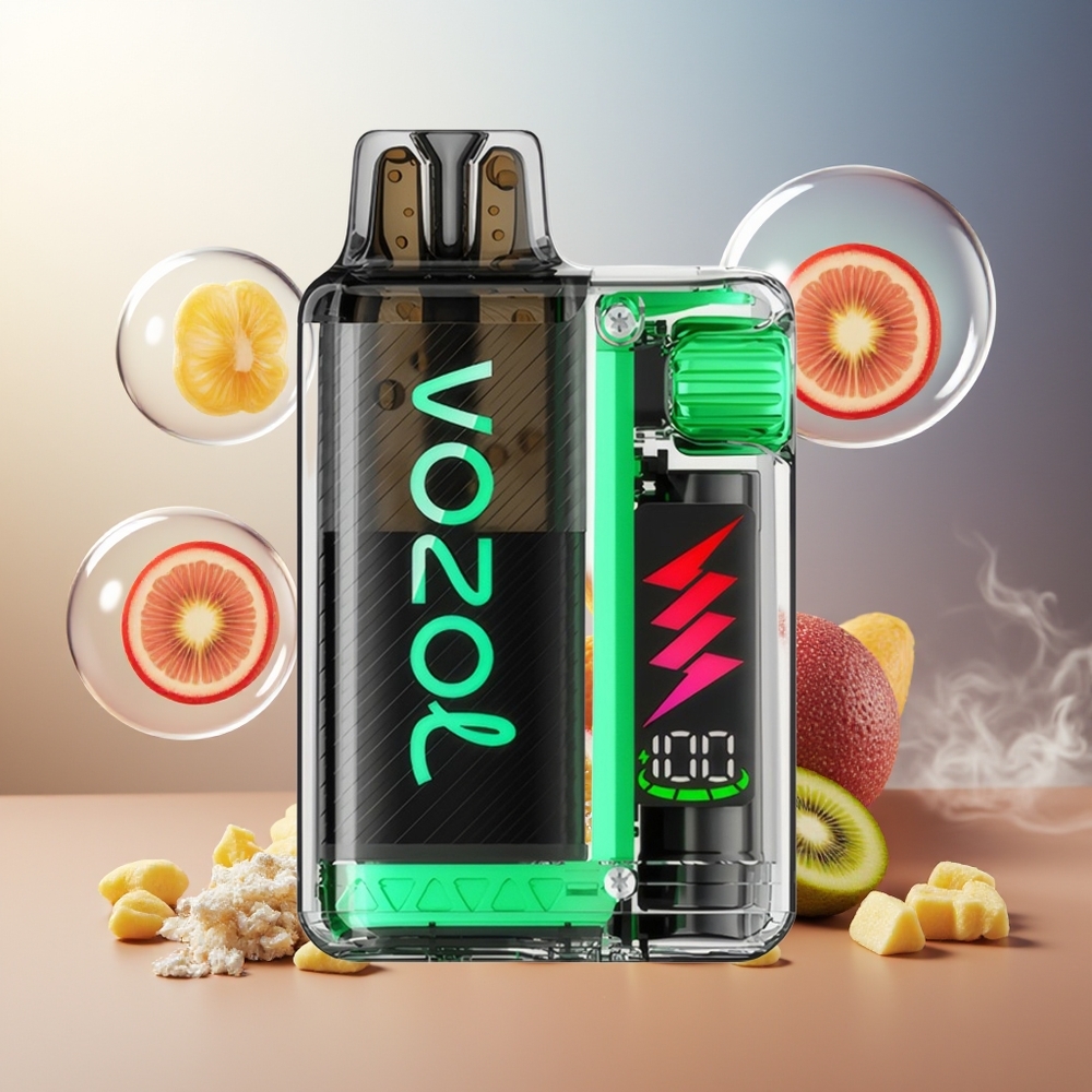 Partihandel Sverige VOZOL VISTA PLUG 6000/10000 0/20mg/ml 4-Level Wattage Kiwi Passionfrukt Guava