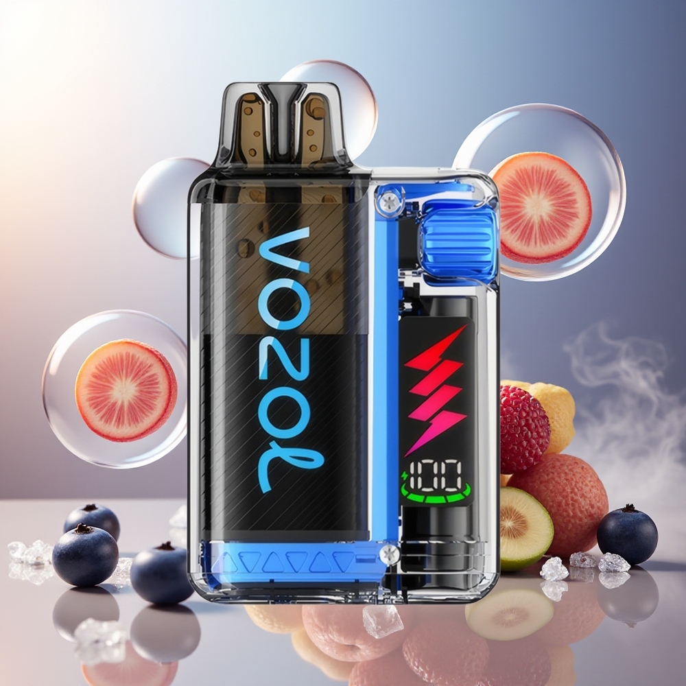 Partihandel Sverige VOZOL VISTA PLUG 6000/10000 Blåbär Is 360° Smakfrihet 650mAh