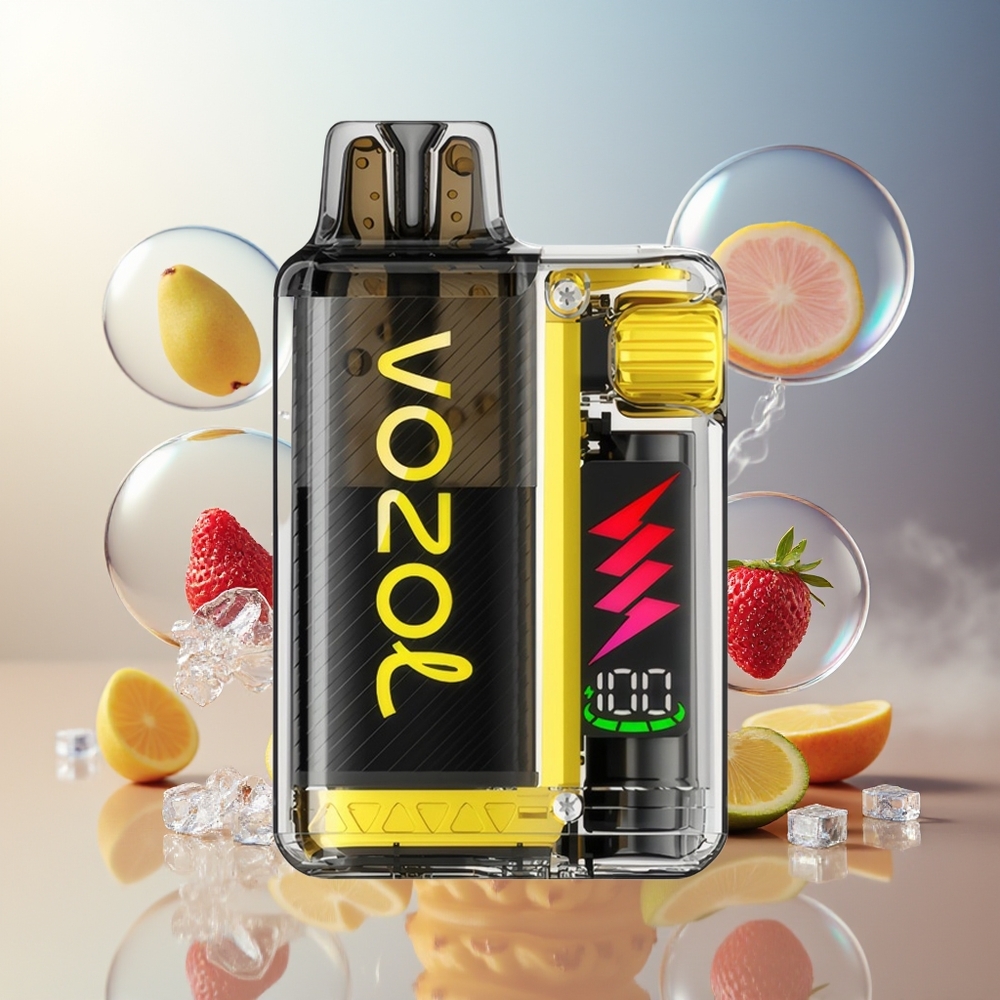 Partihandel Sverige VOZOL VISTA PLUG 6000/10000 Engångs Vape Ananas Is 360° Smakfrihet 650mAh