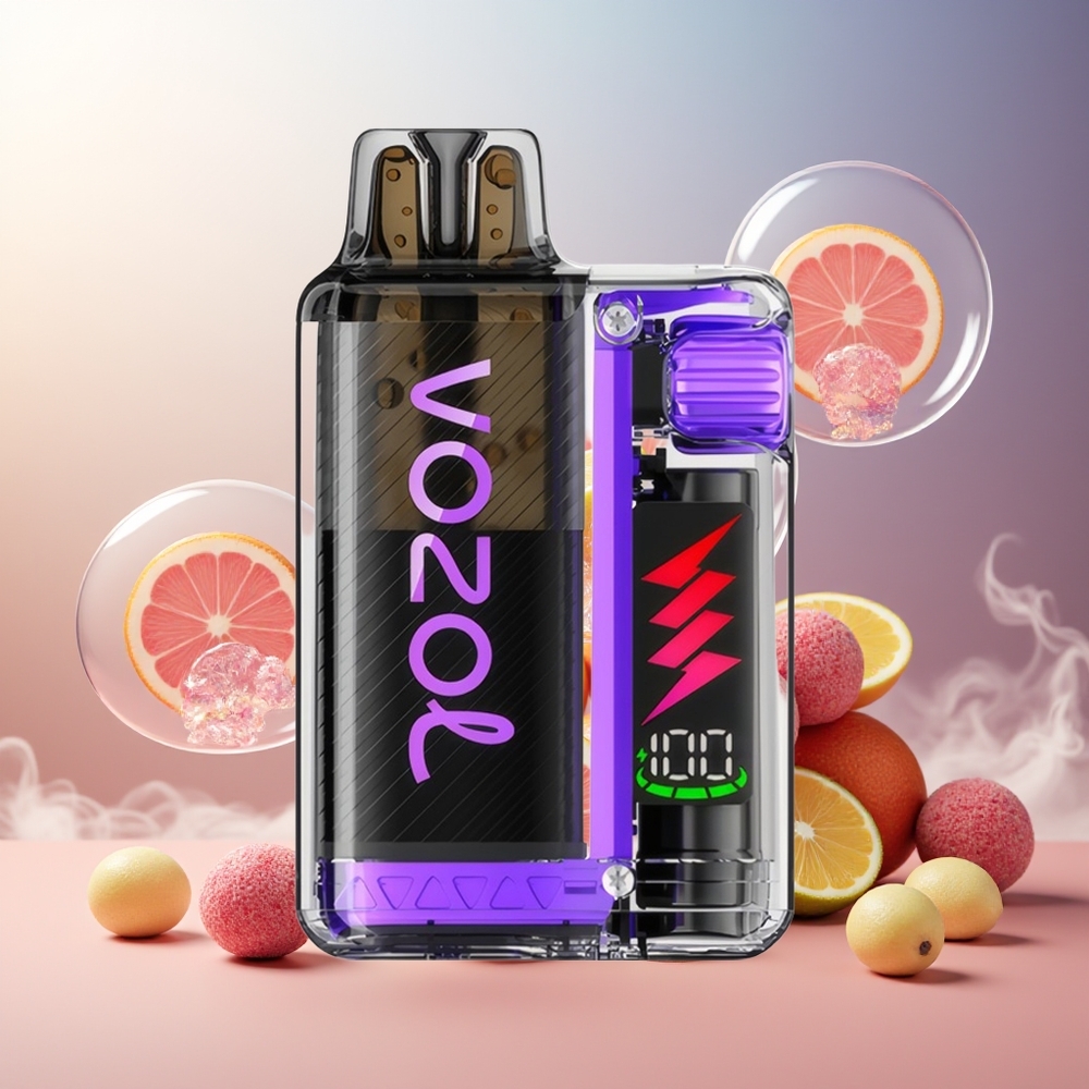 Partihandel Sverige VOZOL VISTA PLUG 6000/10000 Engångs Vape Rosa Citronad med 26 Smaker och 650mAh