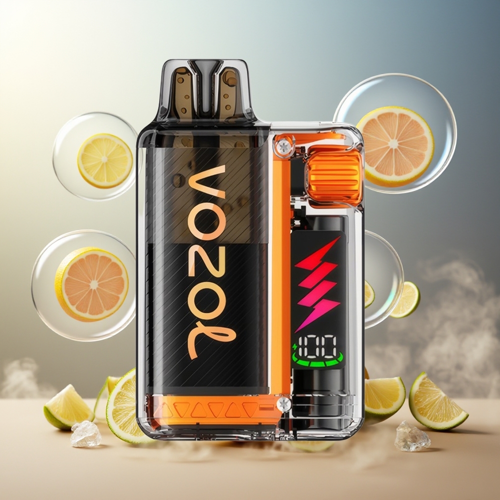 Partihandel Sverige VOZOL VISTA PLUG 6000/10000 Engångsvape Citron Lime 360° Smakfrihet 650mAh