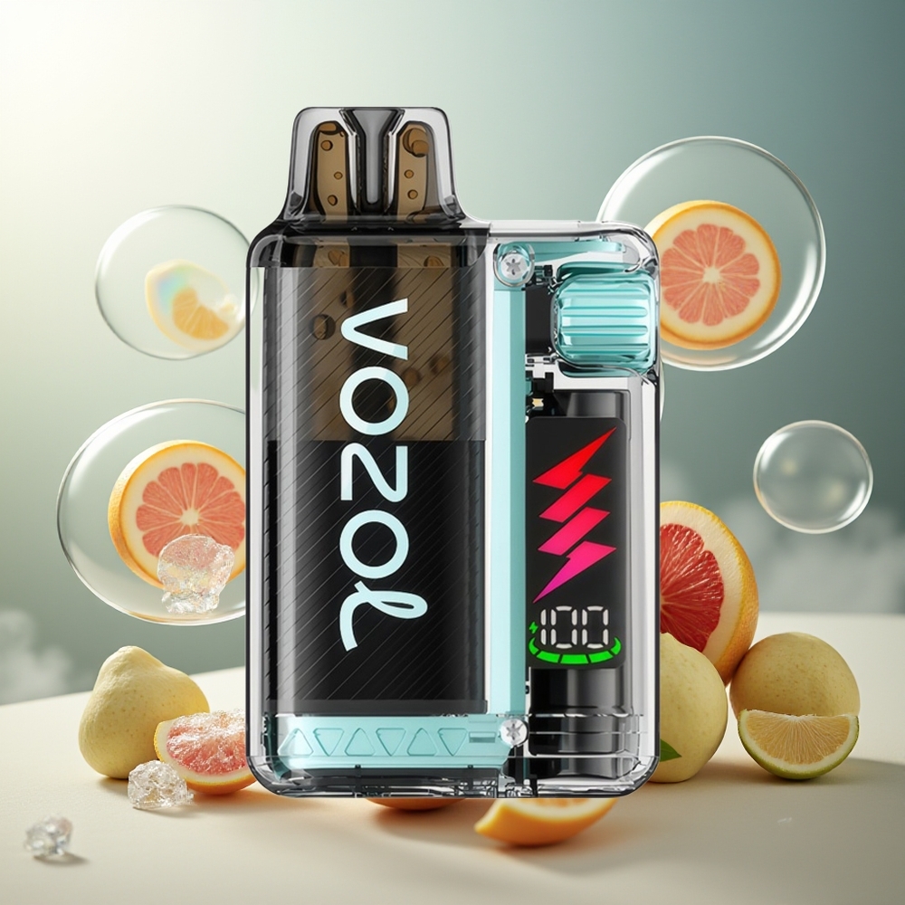 Partihandel Sverige VOZOL VISTA PLUG 6000/10000 Engångsvape Färsk Mynta 360° Smakfrihet Synlig E-vätska