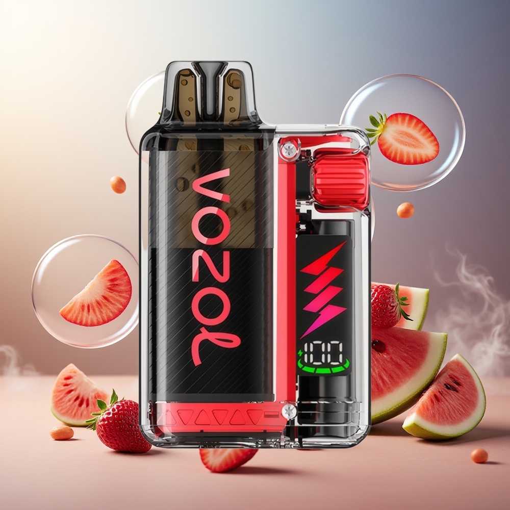 Partihandel Sverige VOZOL VISTA PLUG 6000/10000 Jordgubb Vattenmelon 4-Wattage Synlig Tank